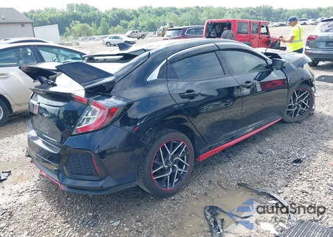 2017 Honda Civic Ex-L из США, поврежденный, VIN SHHFK7H70HU202489